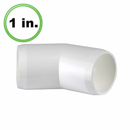 Circo Innovations 1 in. 45 Degree Ell PVC Fitting 143-F